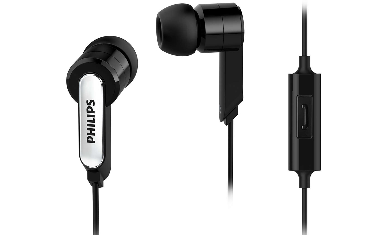 Słuchawki przewodowe Philips SHE1405BK czarne