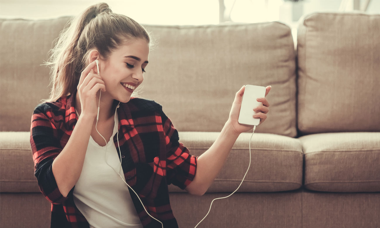 Stylowe słuchawki do smartfona Philips SHE3015WT