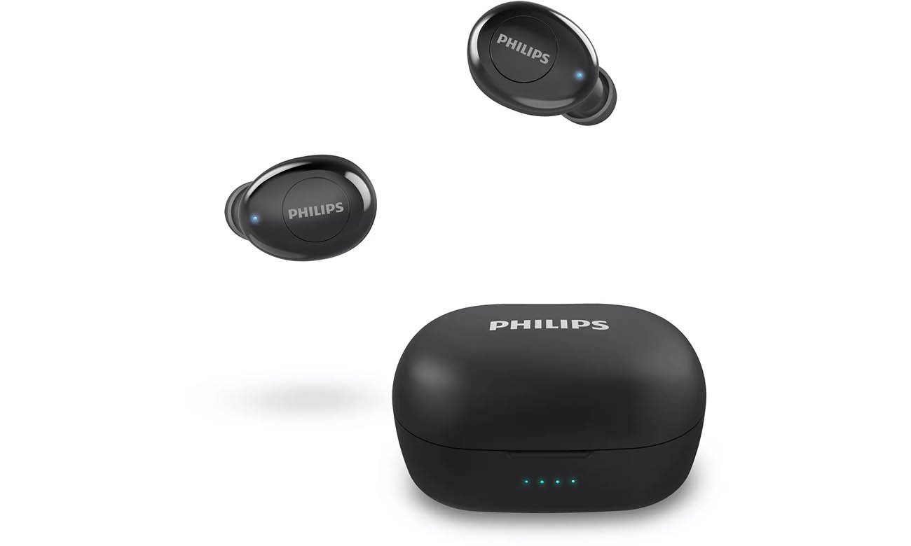 Dokanałowe słuchawki bezprzewodowe Philips TAT2205BK czarne