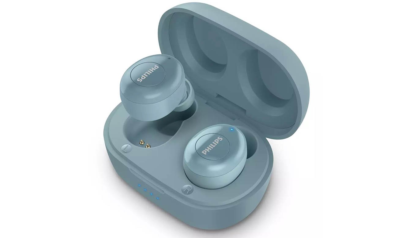Etui z funkcją ładowania z słuchawkami Philips TAT2205BL