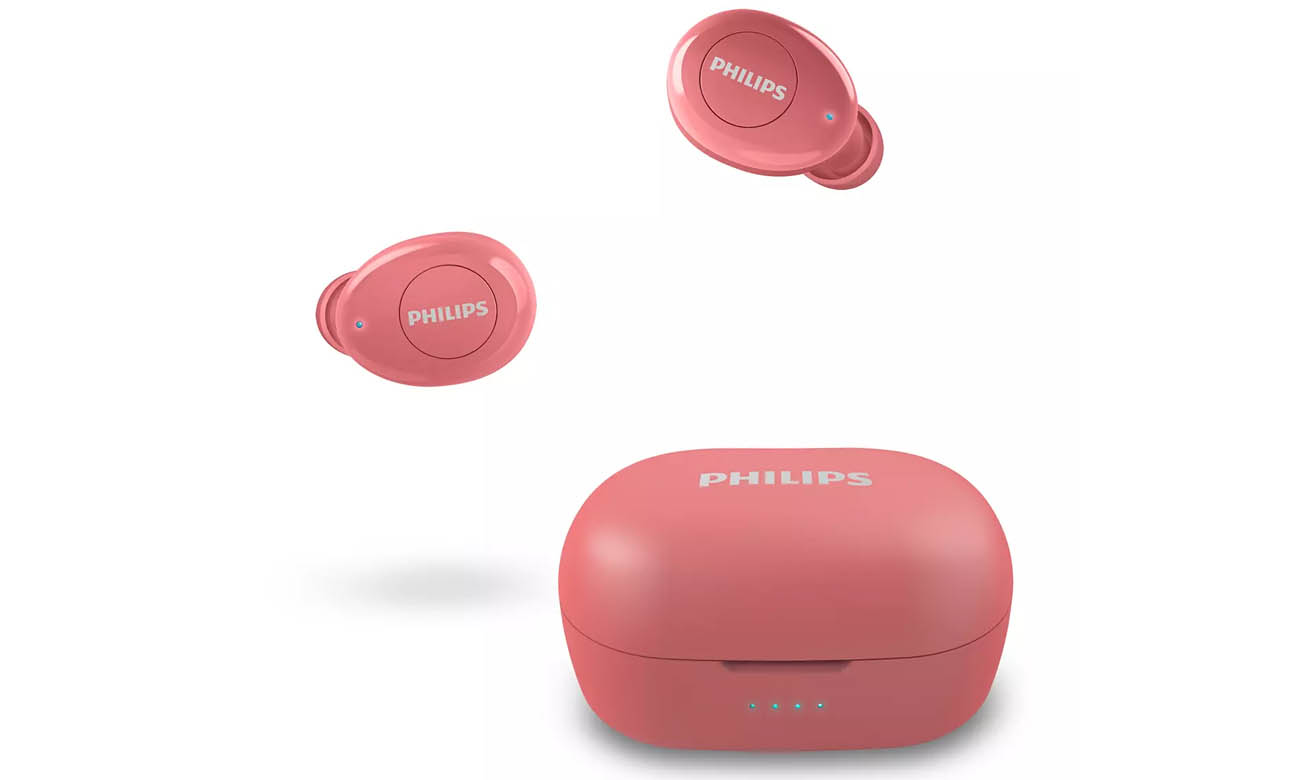 Dokanałowe słuchawki bezprzewodowe Philips TAT2205RD czerwone