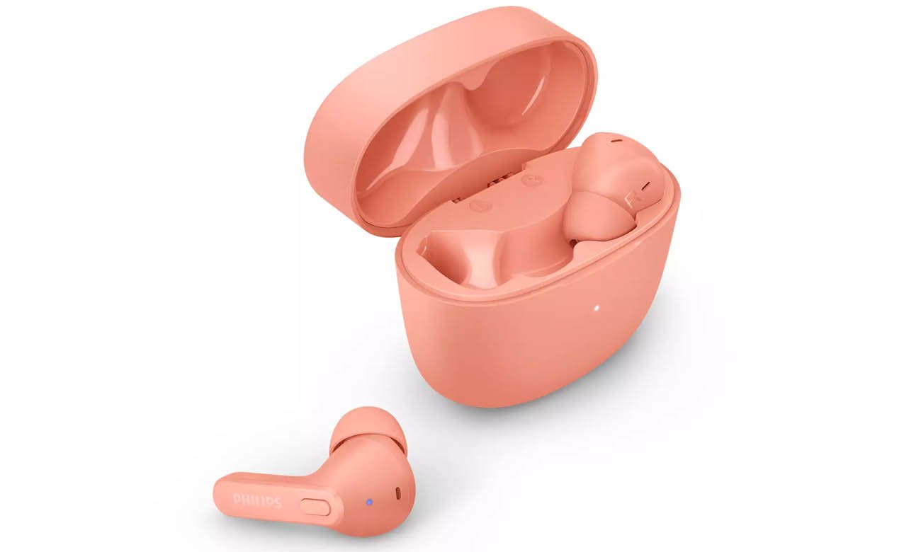 Dokanałowe słuchawki bezprzewodowe Philips TAT2206PK różowe