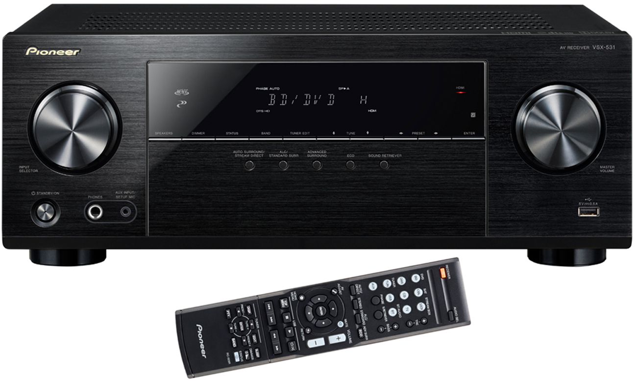 Pioneer VSX-531B w systemie 4k