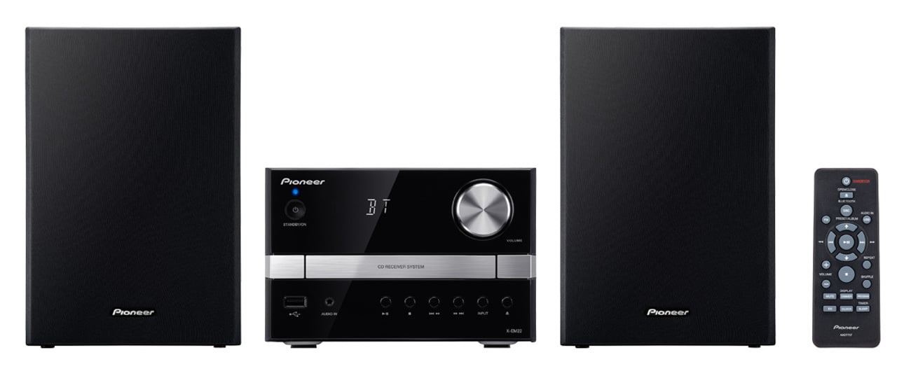 【美品】Pioneer X-EM22 CDミニコンポ Bluetoothブラック Pioneer X-EM22 czarna - Wieże stereo - Sklep internetowy - al.to