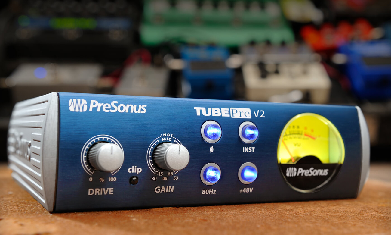 Przedwzmacniacz mikrofonowy PreSonus TubePre V2