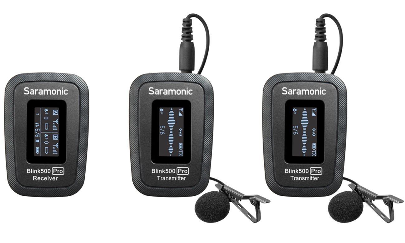 Mikroport Saramonic Blink500 Pro B2 zestaw z dwoma nadajnikami