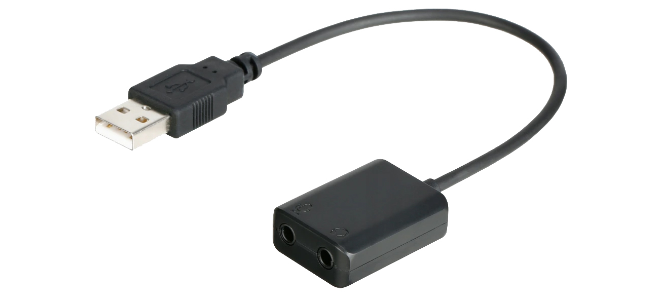 Adapter 2 x mini Jack TRS - USB-A Saramonic EA2L