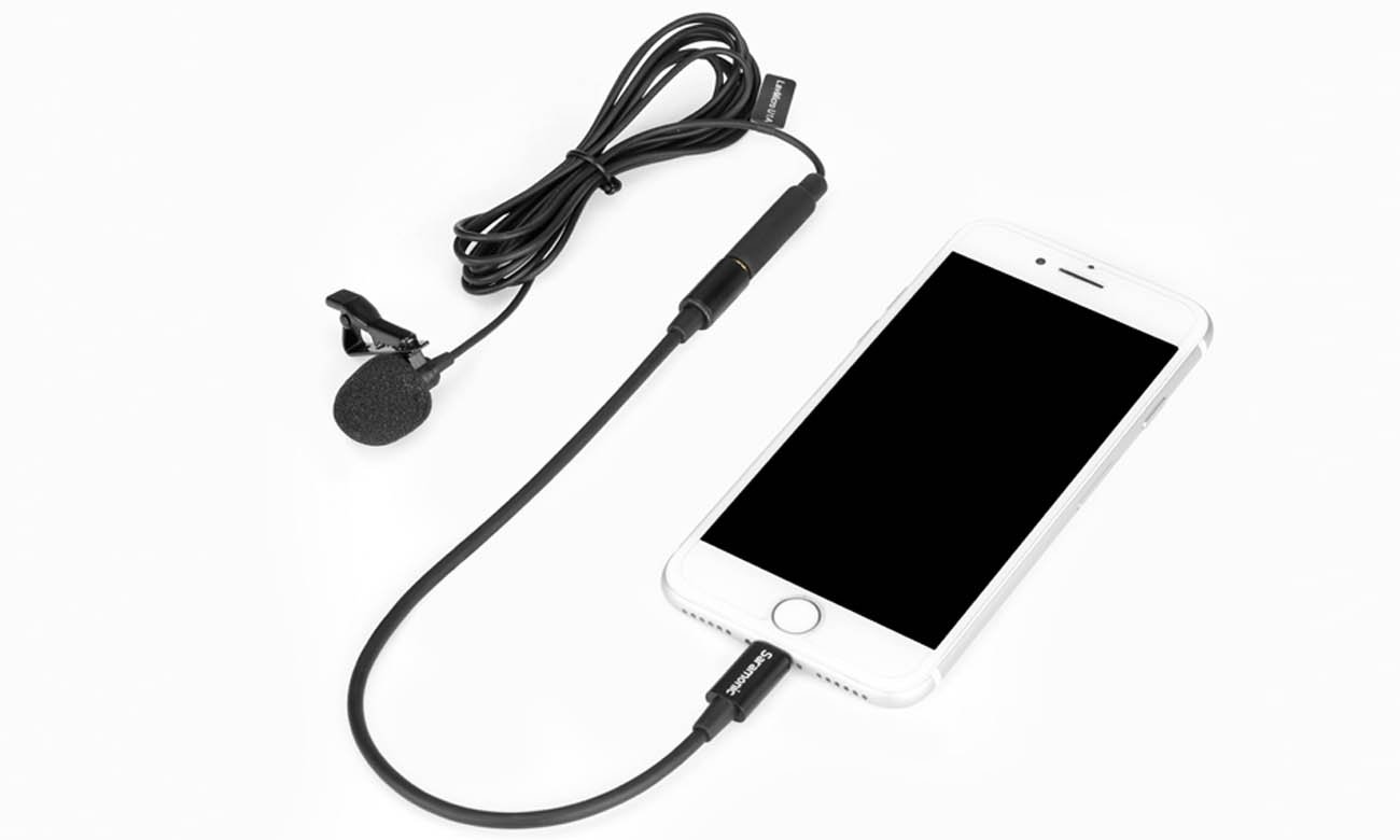 Mikrofon krawatowy Saramonic LavMicro U1A z odłączaną końcówką Lightning