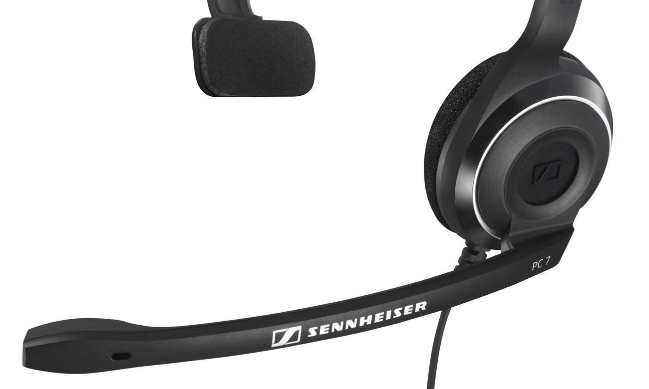 Funkcja wyciszania szumów w słuchawkach Sennheiser PC7 USB