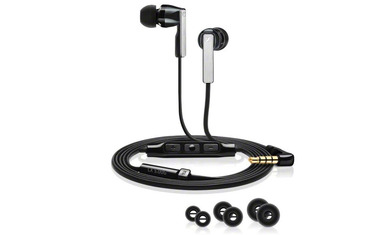 Słuchawki dokanałowe Sennheiser CX 5.00i Czarne