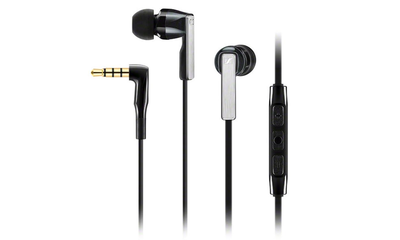 Sennheiser CX 5.00i Black z pilotem i mikrofonem