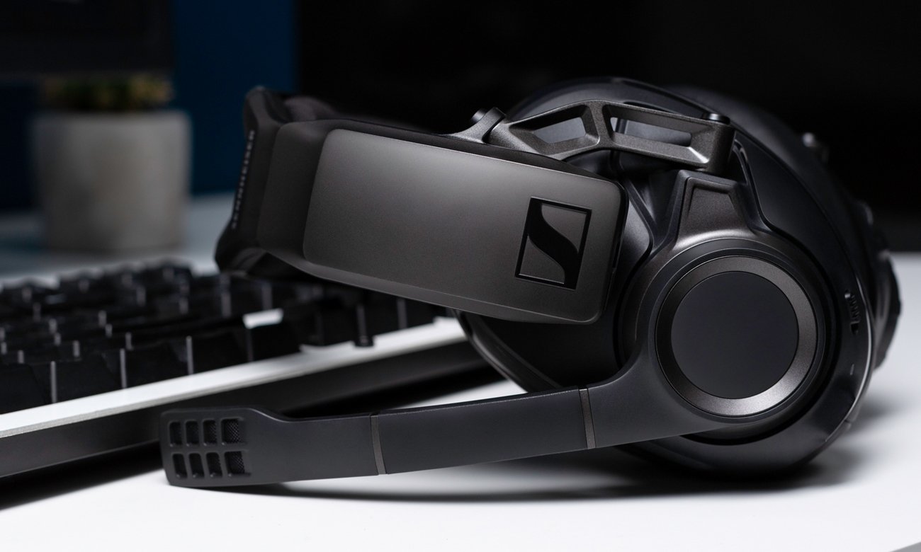 Bezprzewodowe słuchawki gamingowe Sennheiser GSP 670 z wydajnym akumulatorem