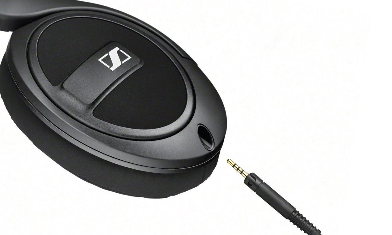 Wokółuszne słuchawki Sennheiser HD 569 z odpinanym przewodem