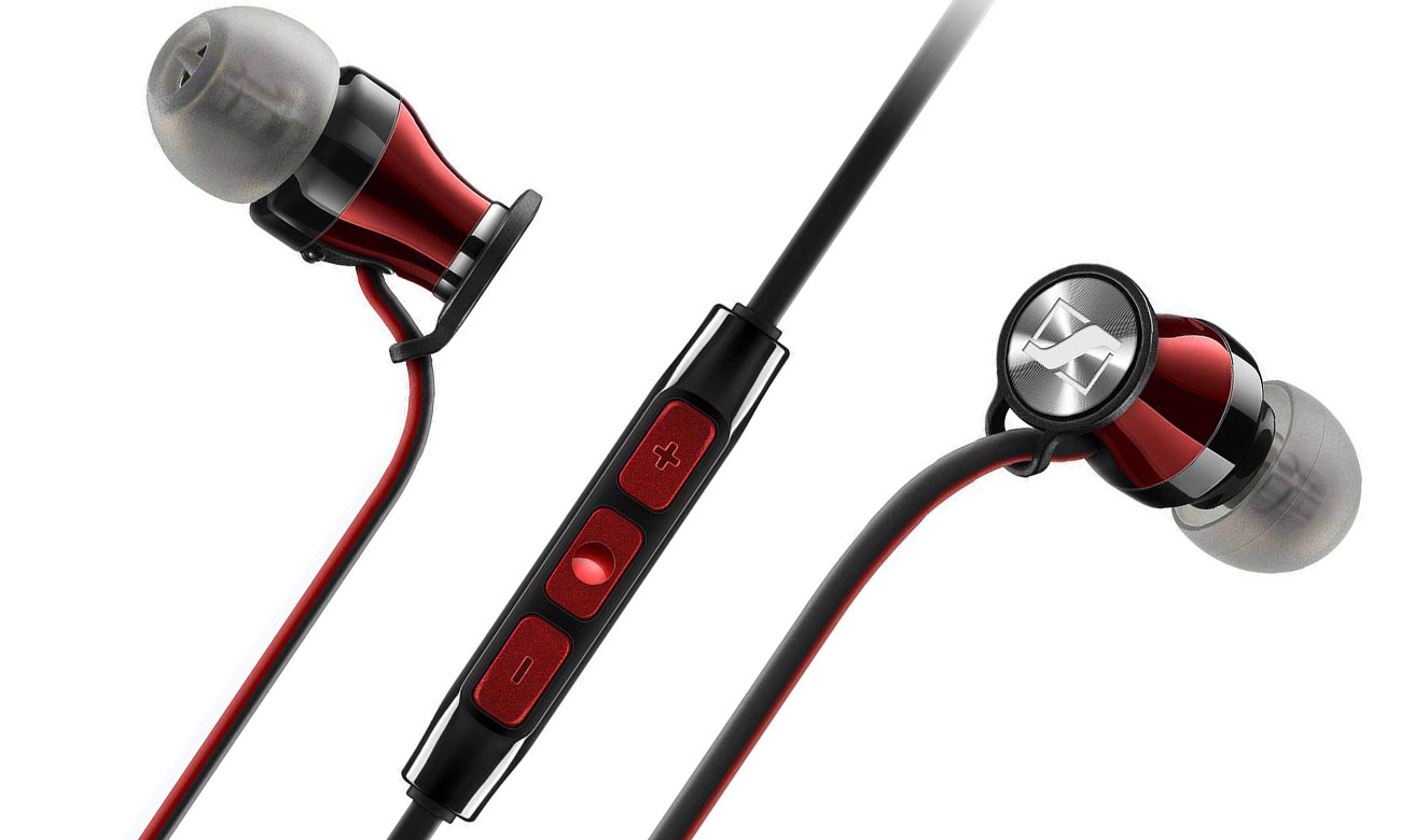 Słuchawki dokanałowe Sennheiser Momentum In-Ear M2 IEi czarno-czerwone