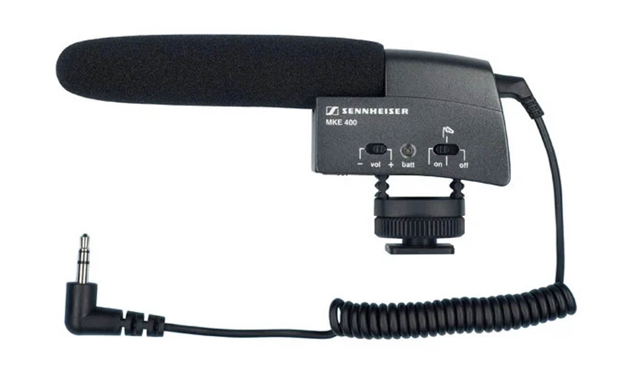Sennheiser kompaktowy mikrofon kierunkowy MKE 400 do aparatów fotograficznych