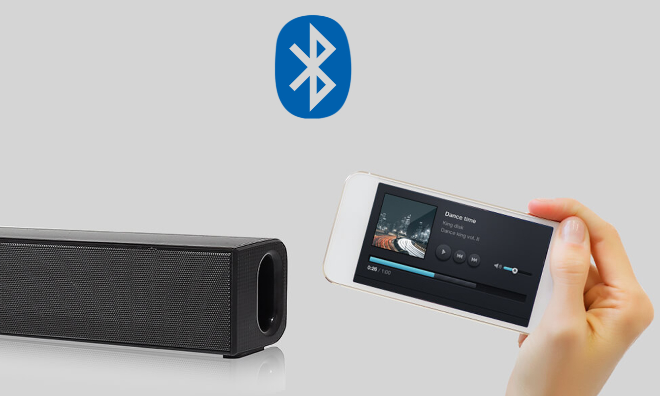 Łączność Bluetooth z listwą głośnikową Sharp HT-SB140