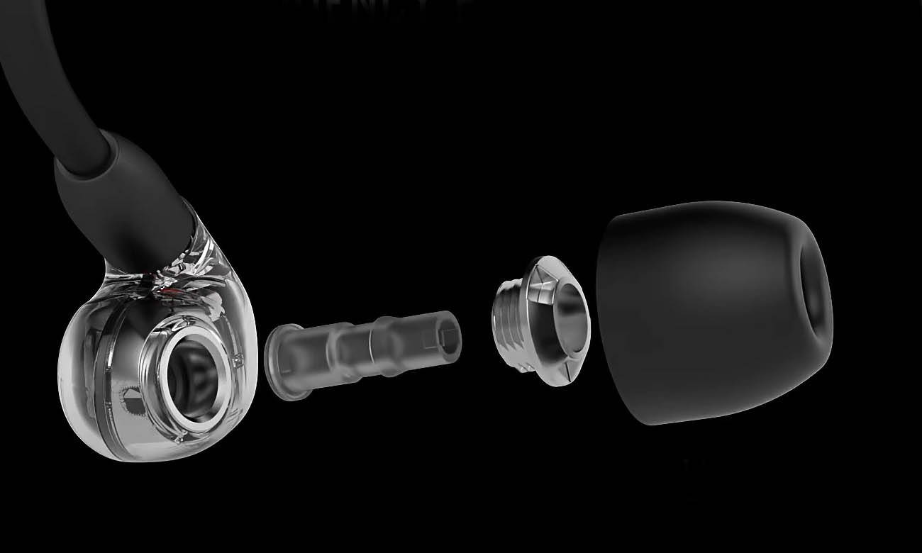 Słuchawki Shure Aonic 5 czerwone