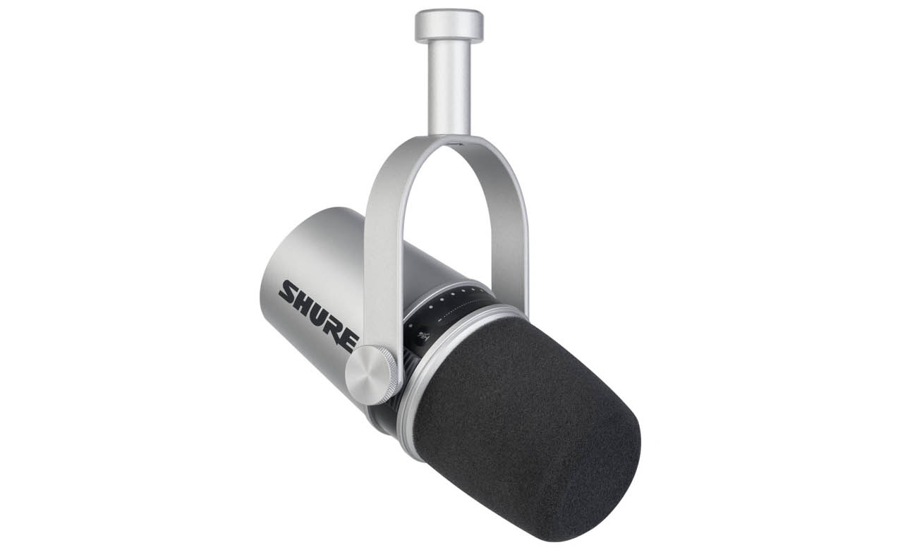 Shure Motiv MV7 srebrny - Mikrofony - Sklep komputerowy - x-kom.pl