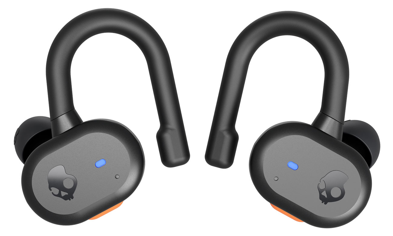 Certyfikat IP67 oraz idealne dopasowanie Skullcandy Push Active Czarno-pomarańczowe
