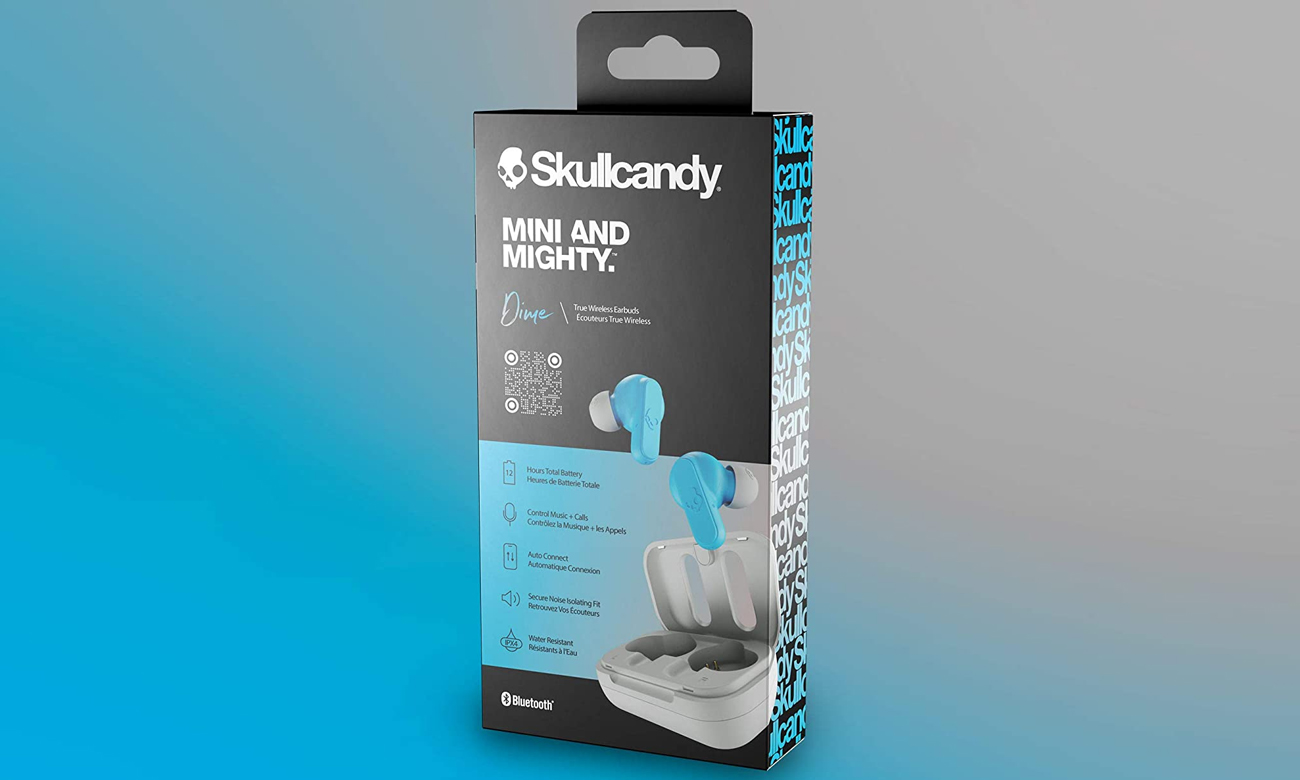 Słuchawki Skullcandy Dime True Wireless Szaro-błękitne