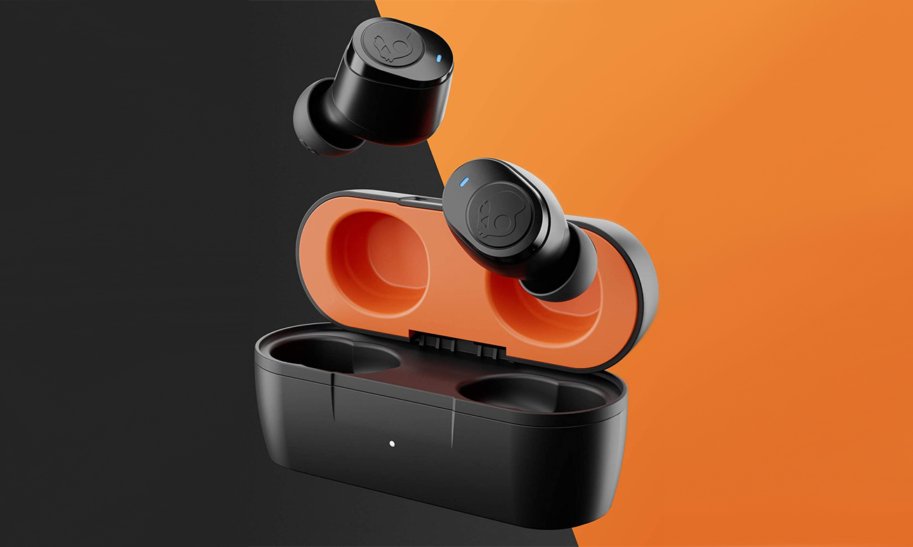 Słuchawki Skullcandy Jib True Wireless Czarno-pomarańczowe