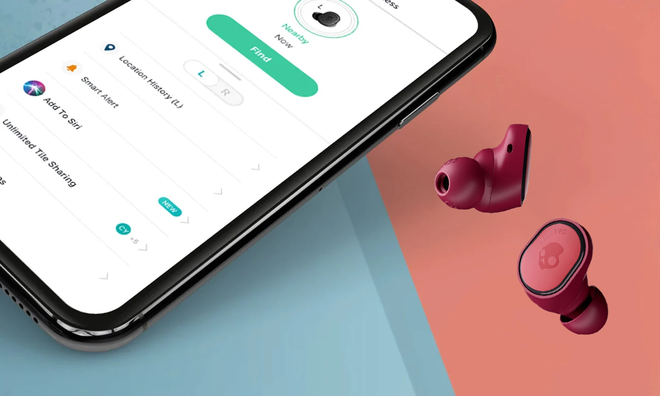 Lokalizator Tile®Tracker w Skullcandy Sesh Evo