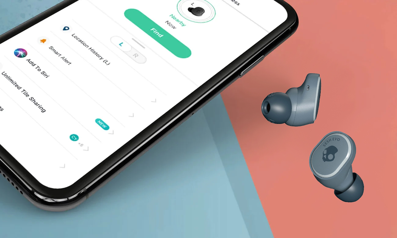 Lokalizator Tile®Tracker w Skullcandy Sesh Evo