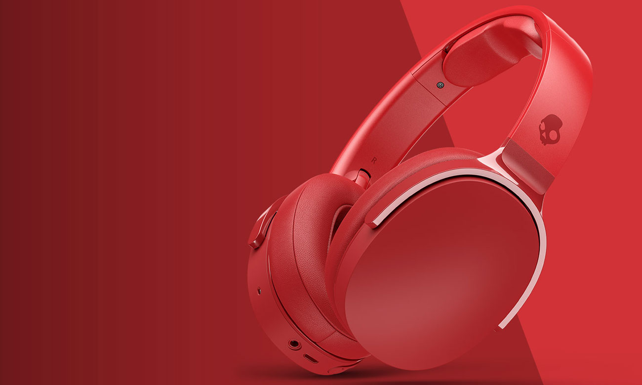 Wokółuszne słuchawki bezprzewodowe Skullcandy Hesh 3 czerwone