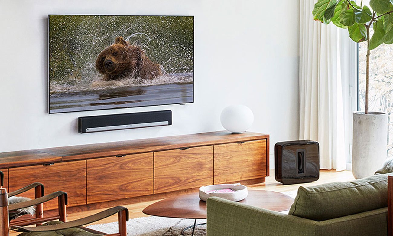 Wysoka jakość dźwięku soundbaru Sonos Playbar