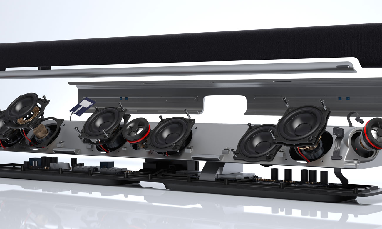 Wysokiej jakości wykonanie soundbaru Sonos Playbar