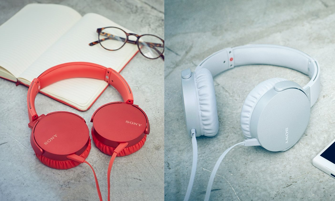 Wygodne słuchawki Sony MDR-XB550AP