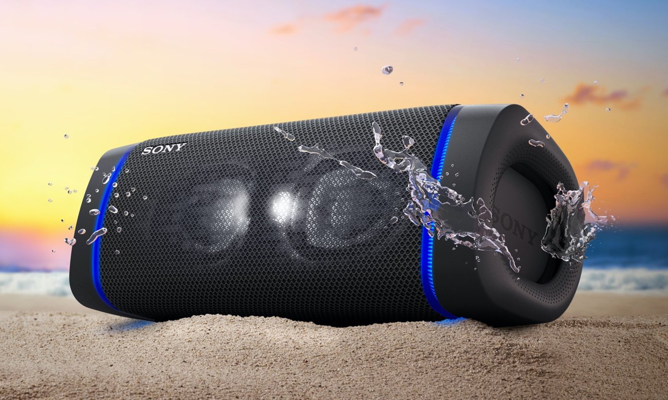 Wytrzymała konstrukcja z certyfikatem IP67 w Sony SRS-XB33