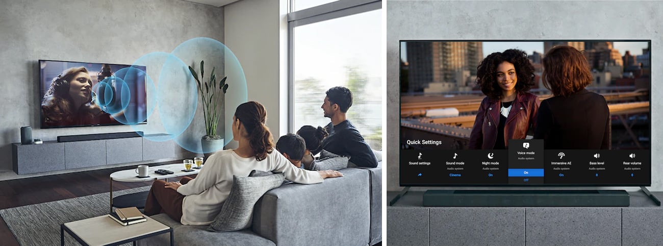 dopasuj dźwięk soundbara Sony HT-A7000