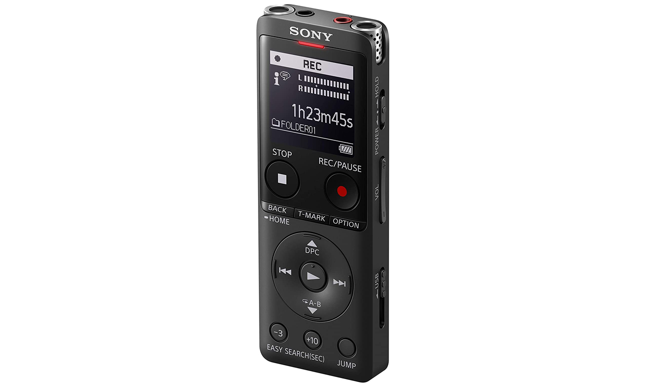 Tryby nagrywania w dyktafonie Sony ICD-UX570B