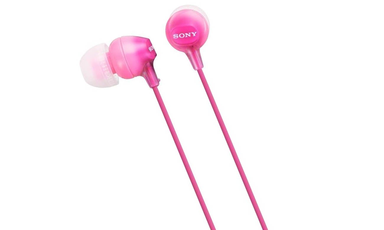 Przewodowe słuchawki Sony MDREX15APPI.CE7 Różowe