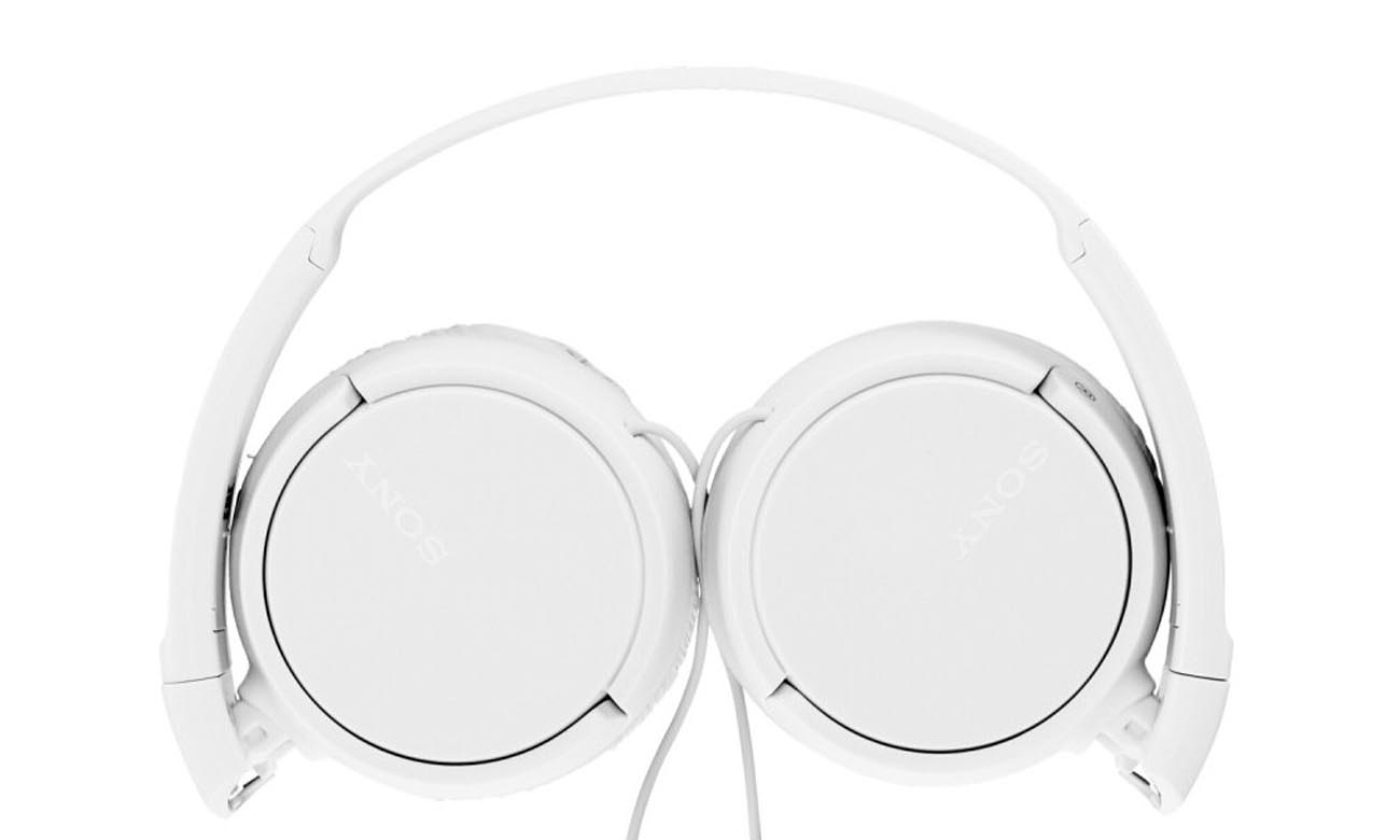Komfortowe Słuchawki nauszne Sony MDR-ZX110APW Białe