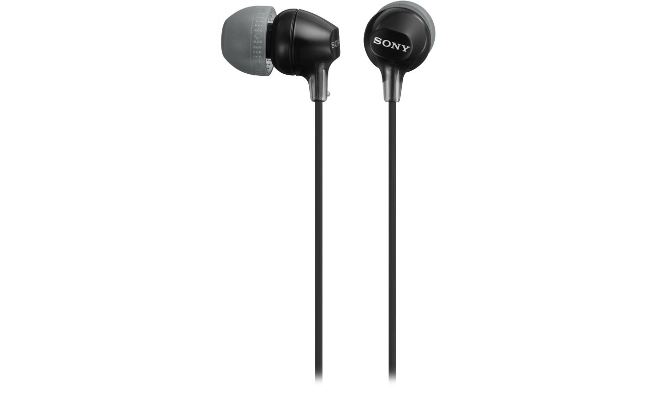 Przewodowe słuchawki Sony MDR–EX15LP Czarne