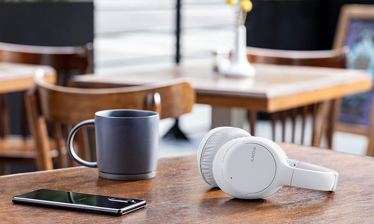 Słuchawki bezprzewodowe Sony WH-CH710N z mikrofonem, NFC, Bluetooth