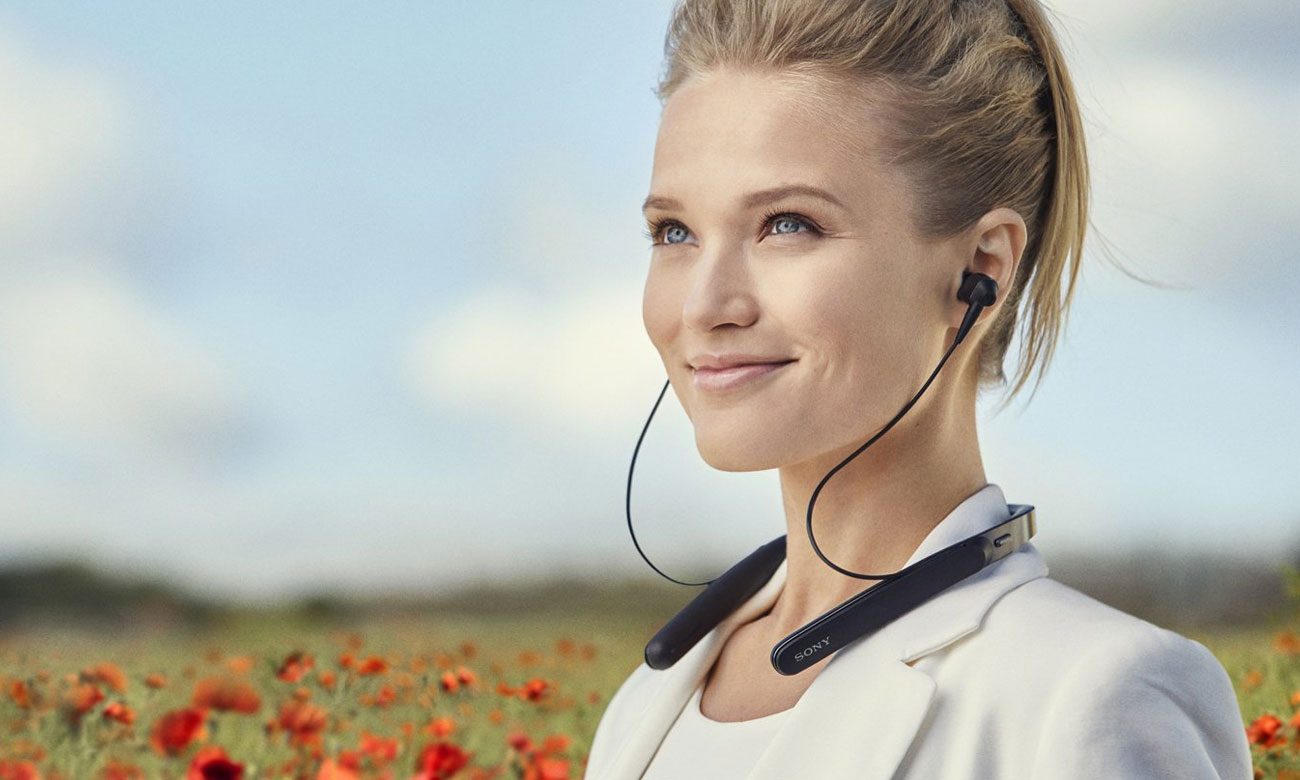 Słuchawki dokanałowe Sony WI-1000XB czarne