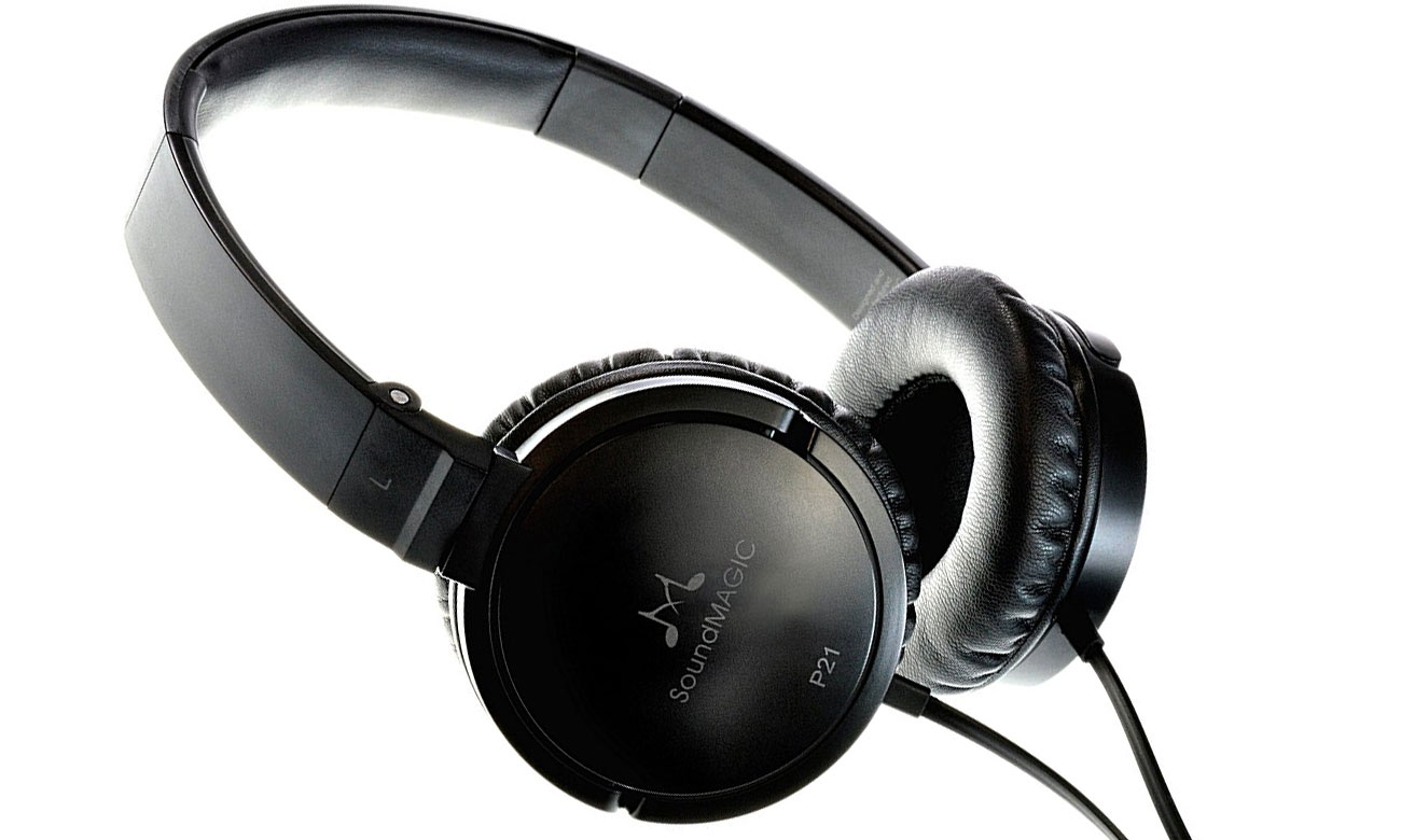 Słuchawki nauszne, przewodowe SoundMagic P21 czarne