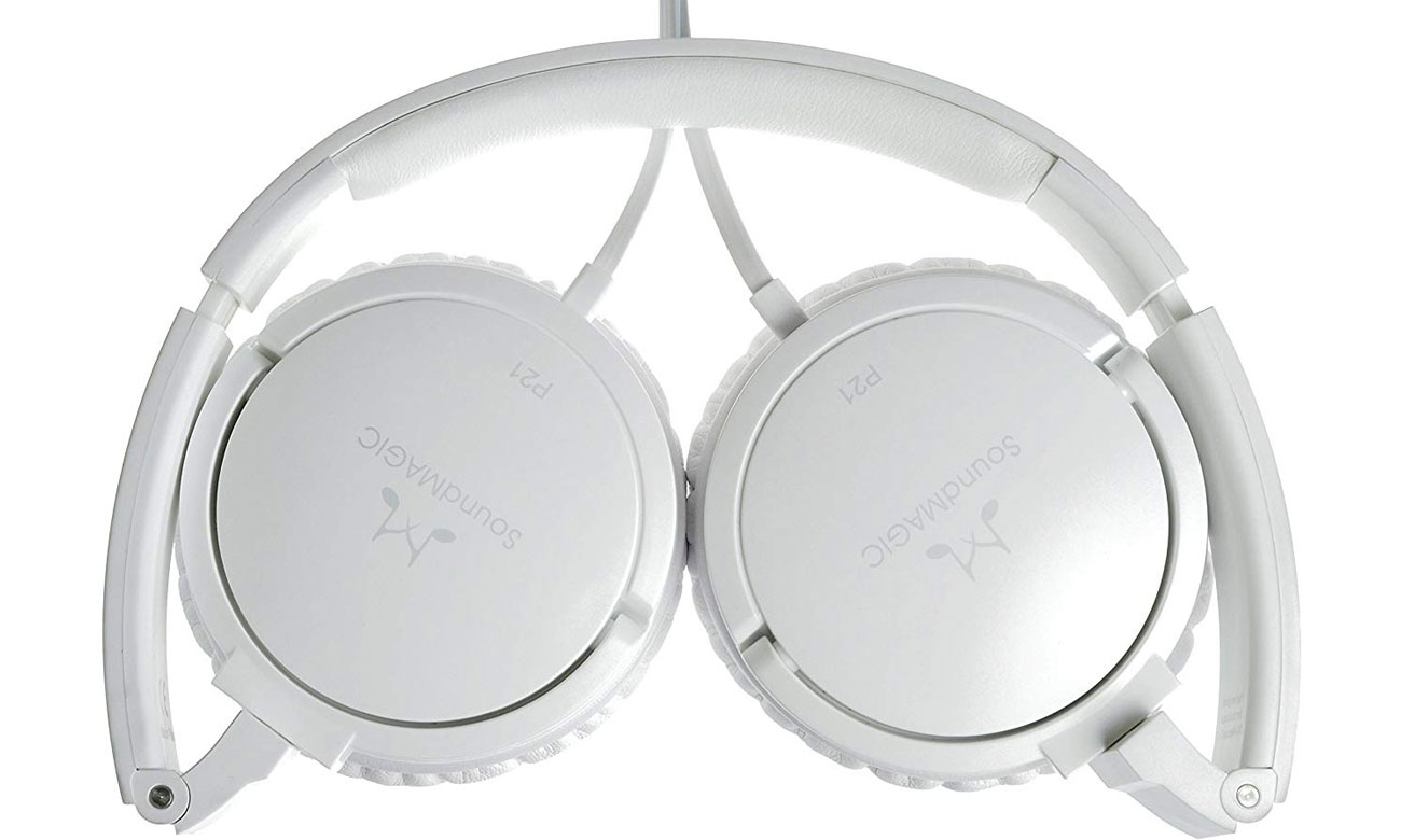 Słuchawki z płaskim przewodem SoundMagic P21