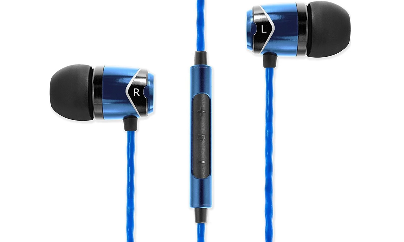 Słuchawki dokanałowe SoundMagic E10C Black-Blue