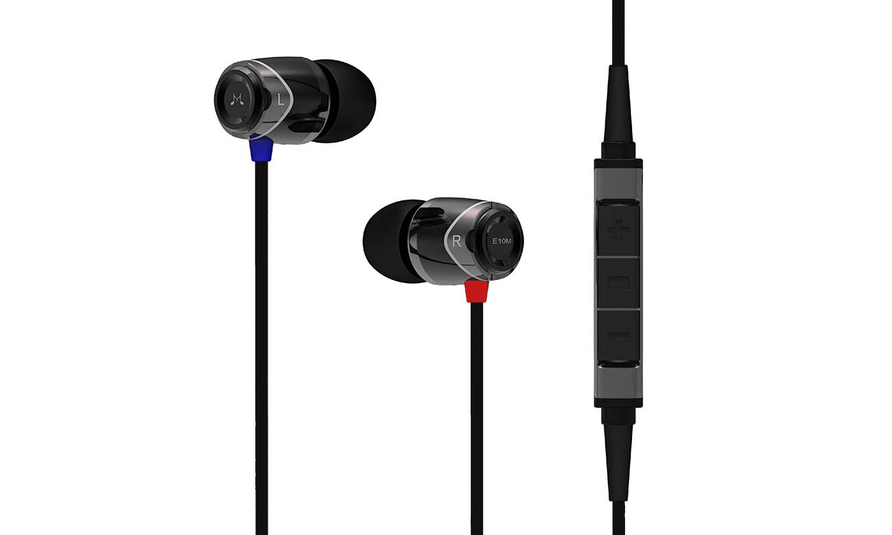 Słuchawki dokanałowe SoundMagic E10M Black-Silver