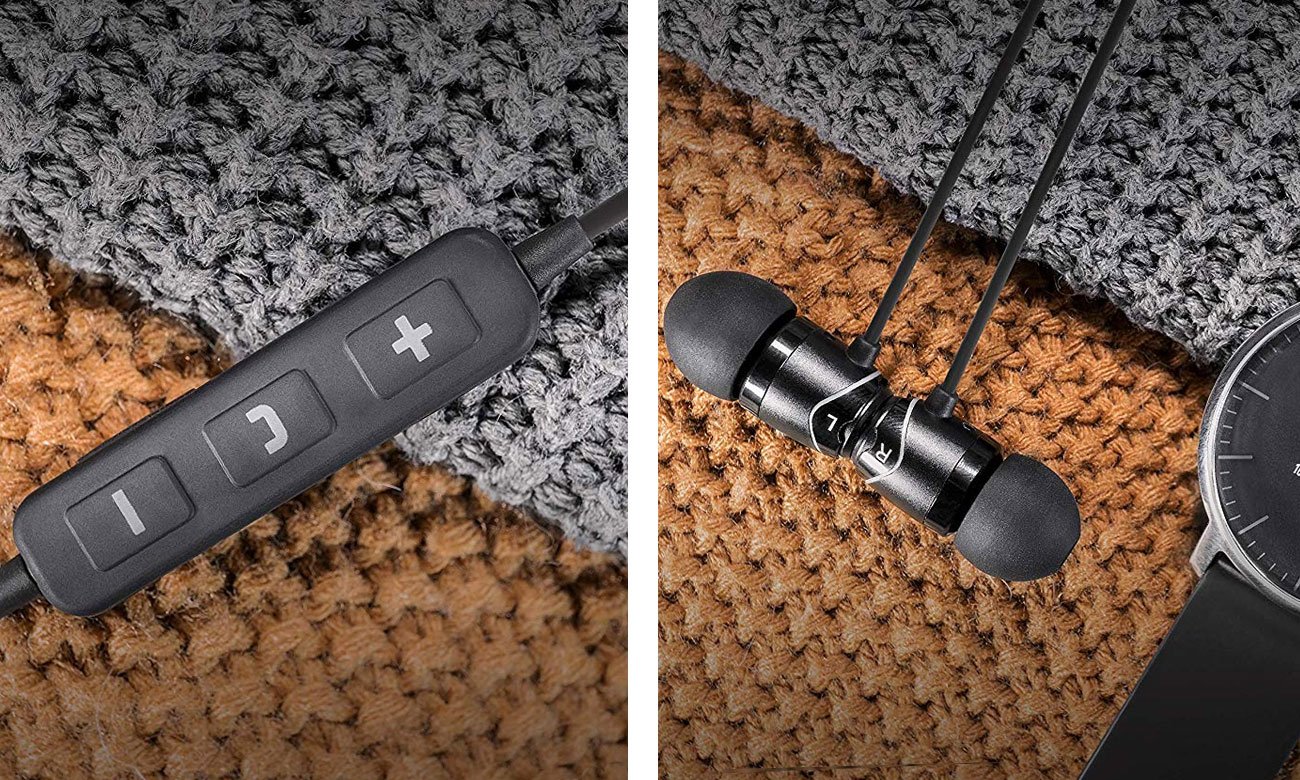 Brzmienie słuchawek dokanałowych SoundMagic E11BT Black