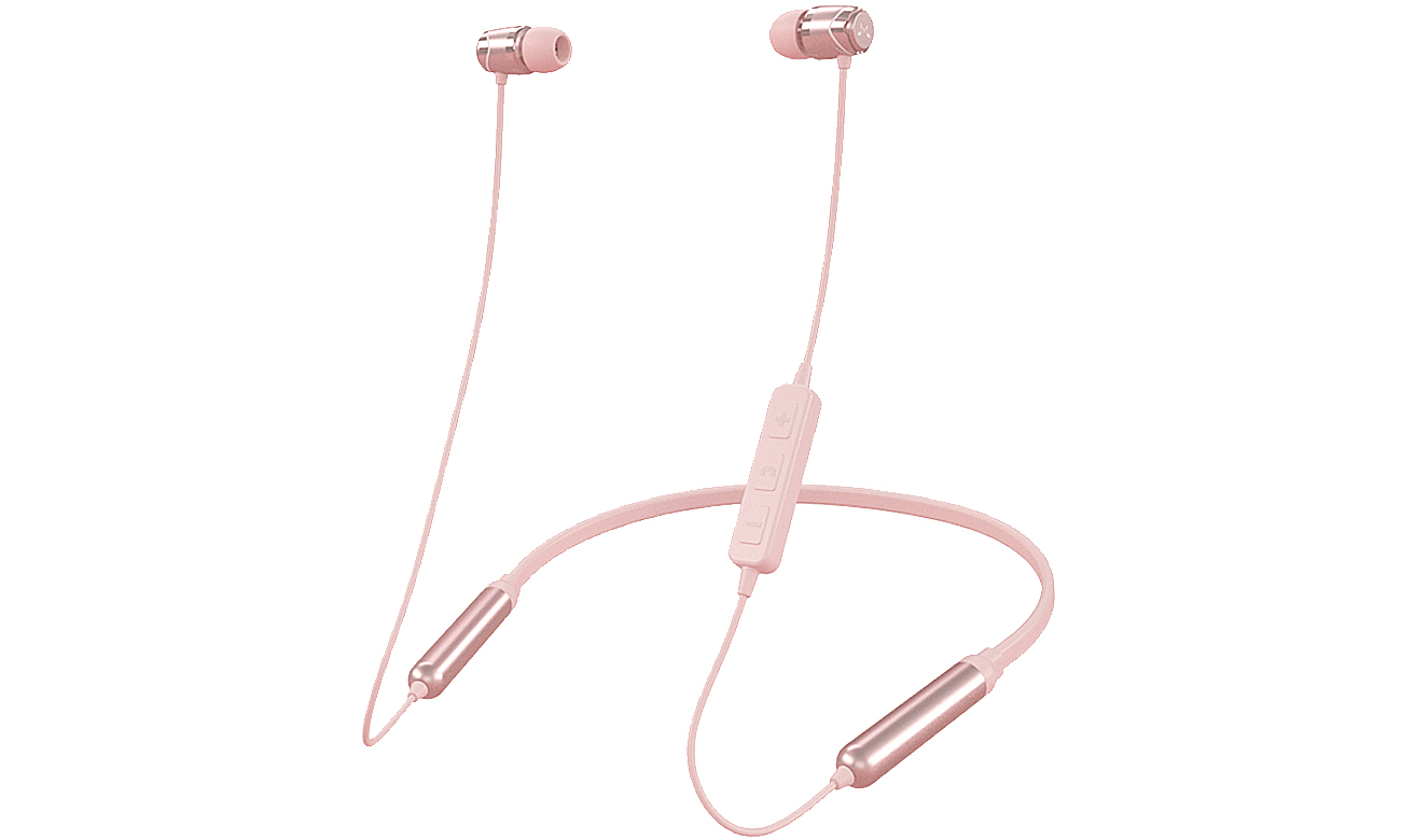 Bezprzewodowe słuchawki dokanałowe SoundMagic E11BT Pink