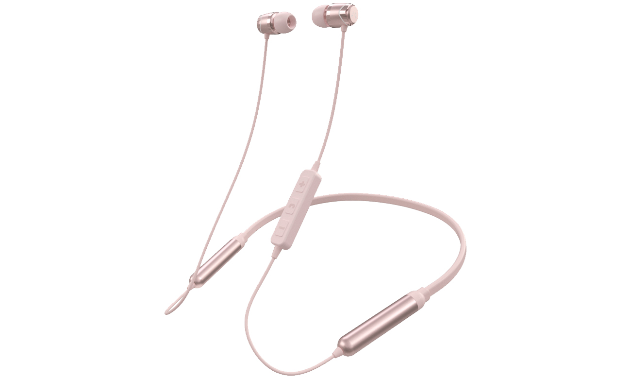 Brzmienie słuchawek dokanałowych SoundMagic E11BT Pink