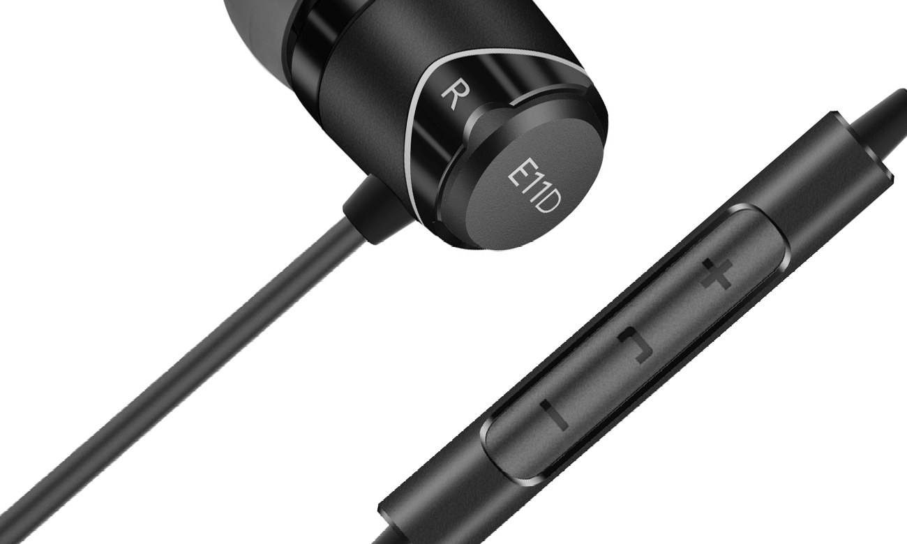Słuchawki dokanałowe z mikrofonem SoundMagic E11D