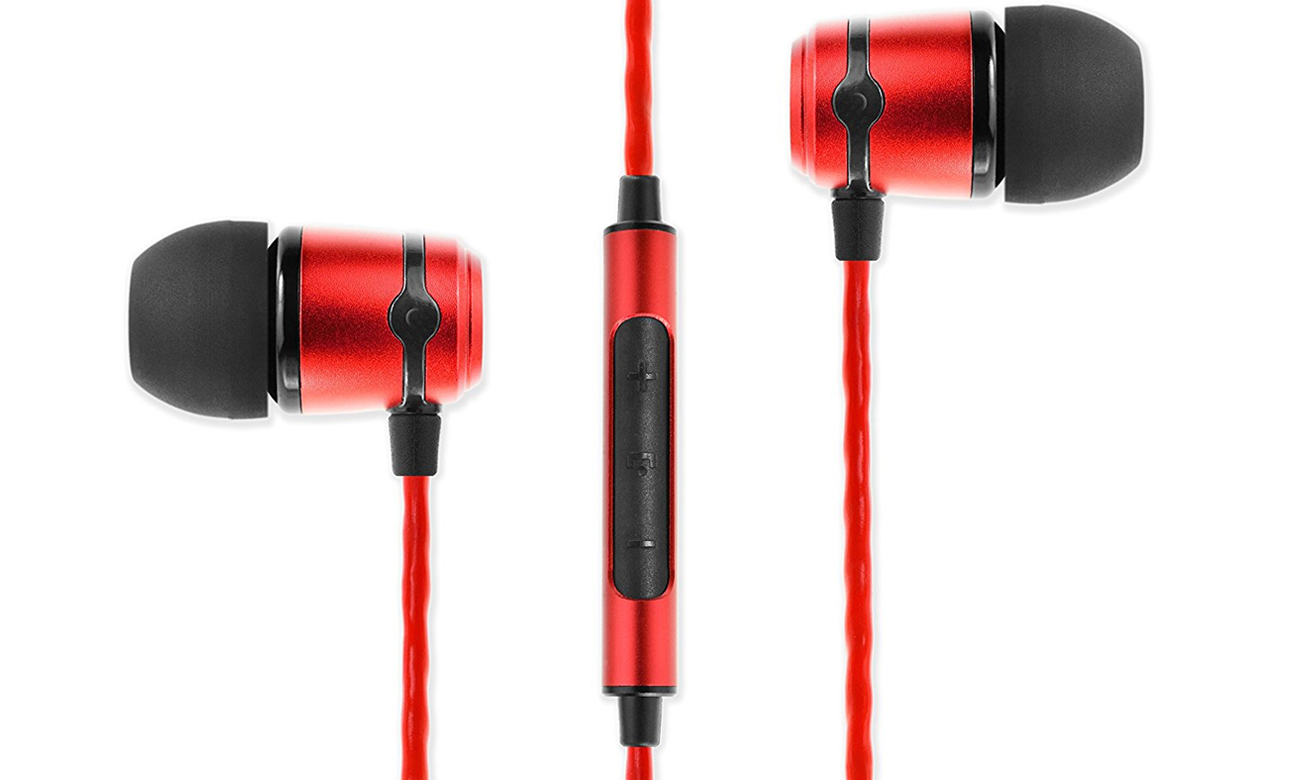 Słuchawki przewodowe SoundMagic E50 Red