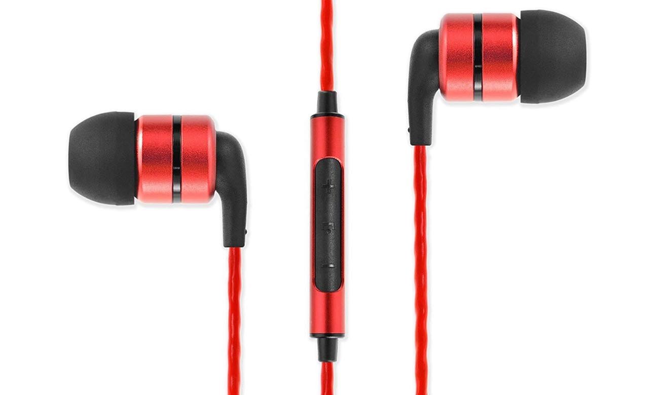 Słuchawki przewodowe SoundMagic E80C Red