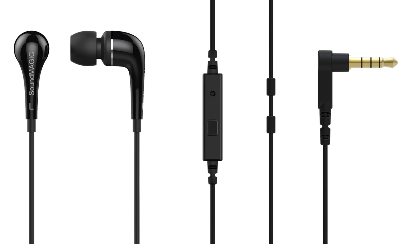 Słuchawki przewodowe SoundMagic ES11S Silver-Black